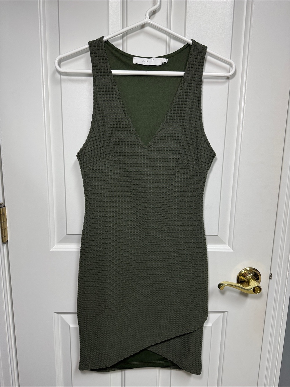ASTR the Label ASTR Piqué Knit Bodycon Dress